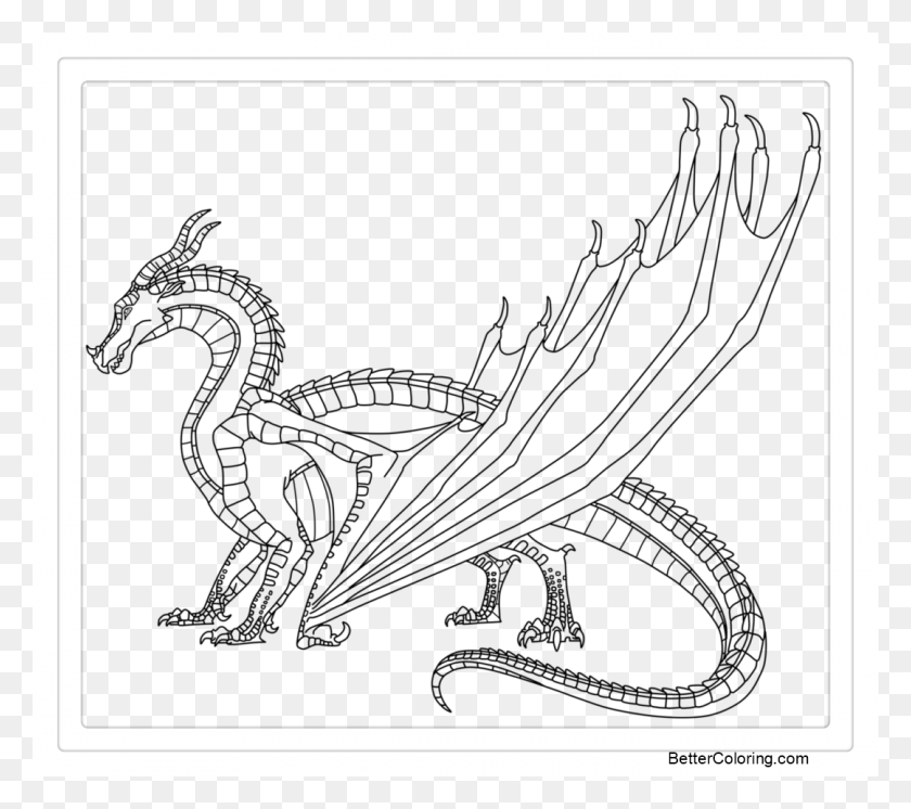 1080x950 Free Wings Of Fire Coloring Pages Fan Art By Lunarnightmares981 Nightwing Wings Of Fire Coloring Pages, Text, Screen, Electronics HD PNG Download