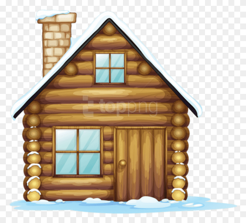 815x732 Free Winter Christmas House Casa De Navidad Clip Art, Vivienda, Edificio, Cabaña Hd Png Descargar
