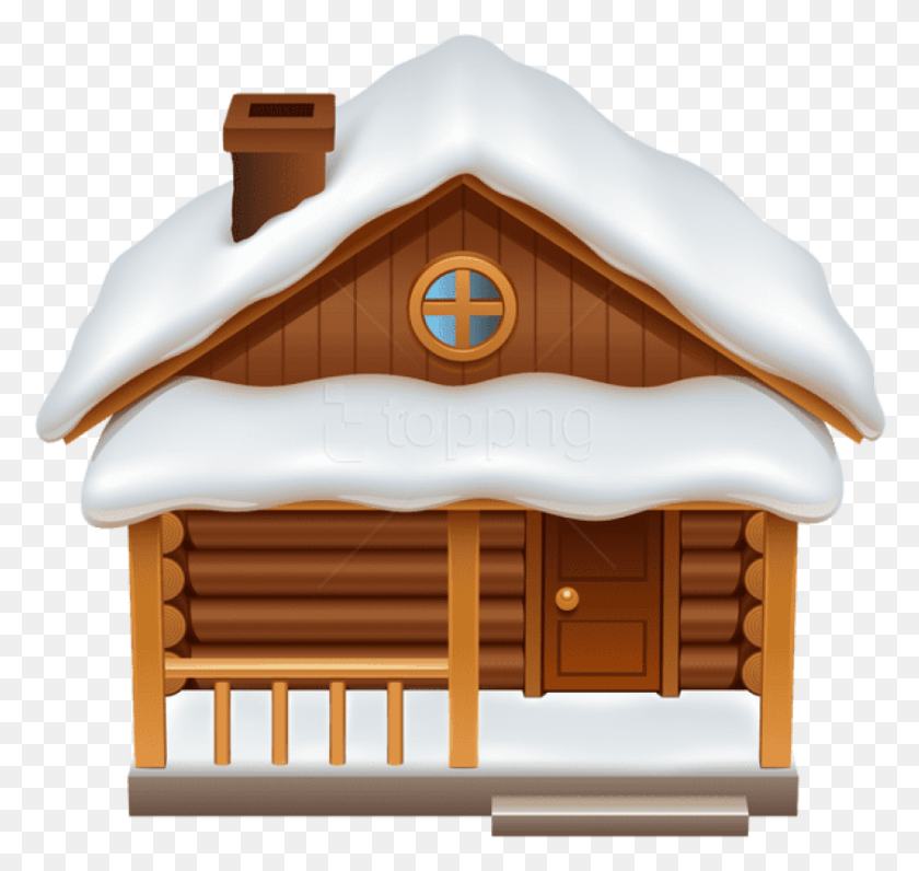 843x796 Free Winter House Transparent House, Housing, Building, Cabin HD PNG Download