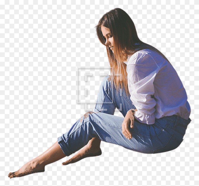 850x788 Free Woman Sitting Images Background Entourage Sitting, Person, Human, Sleeve HD PNG Download