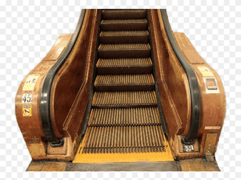 742x567 Free Wooden Escalator Image With Transparent Stairs, Staircase, Handrail, Banister HD PNG Download