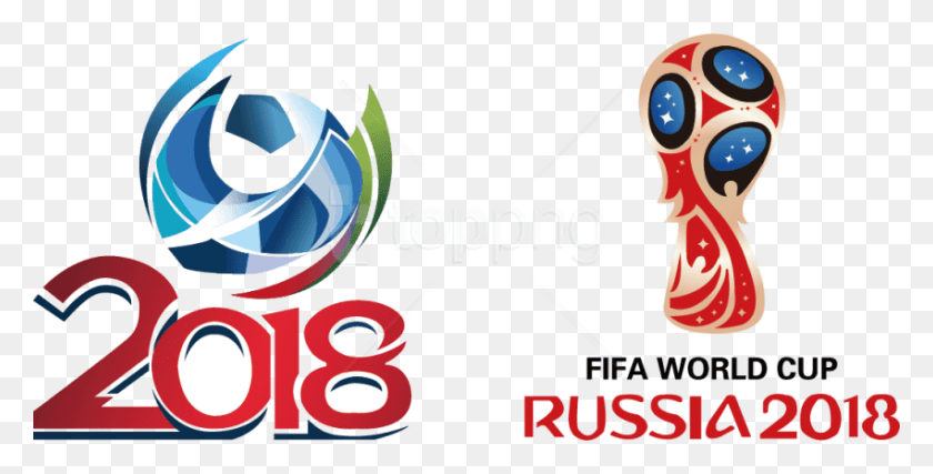 850x400 Free World Cup Logo Russia 2018 Images Transparent World Cup Logo 2018, Symbol, Trademark, Text HD PNG Download