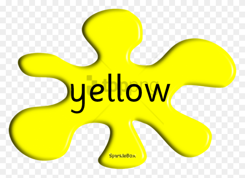 850x601 Free Yellow Paint Splash Images Slope, Symbol, Hammer, Tool HD PNG Download