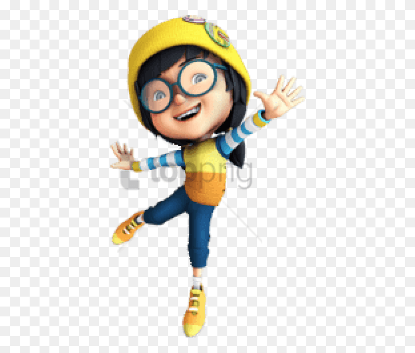 395x654 Free Ying Dancing Clipart Photo Boboiboy Characters, Person, Human, Helmet HD PNG Download