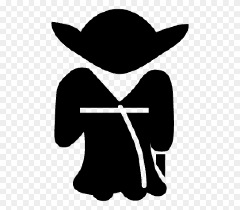 480x675 Free Yoda Silhouette Images Transparent Star Wars Yoda Silhouette, Gray, World Of Warcraft HD PNG Download