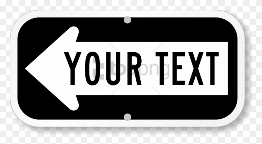 850x440 Free Your Text Here Sign 18 X 6 Image With Garage Sign, Vehicle, Transportation, Number HD PNG Download