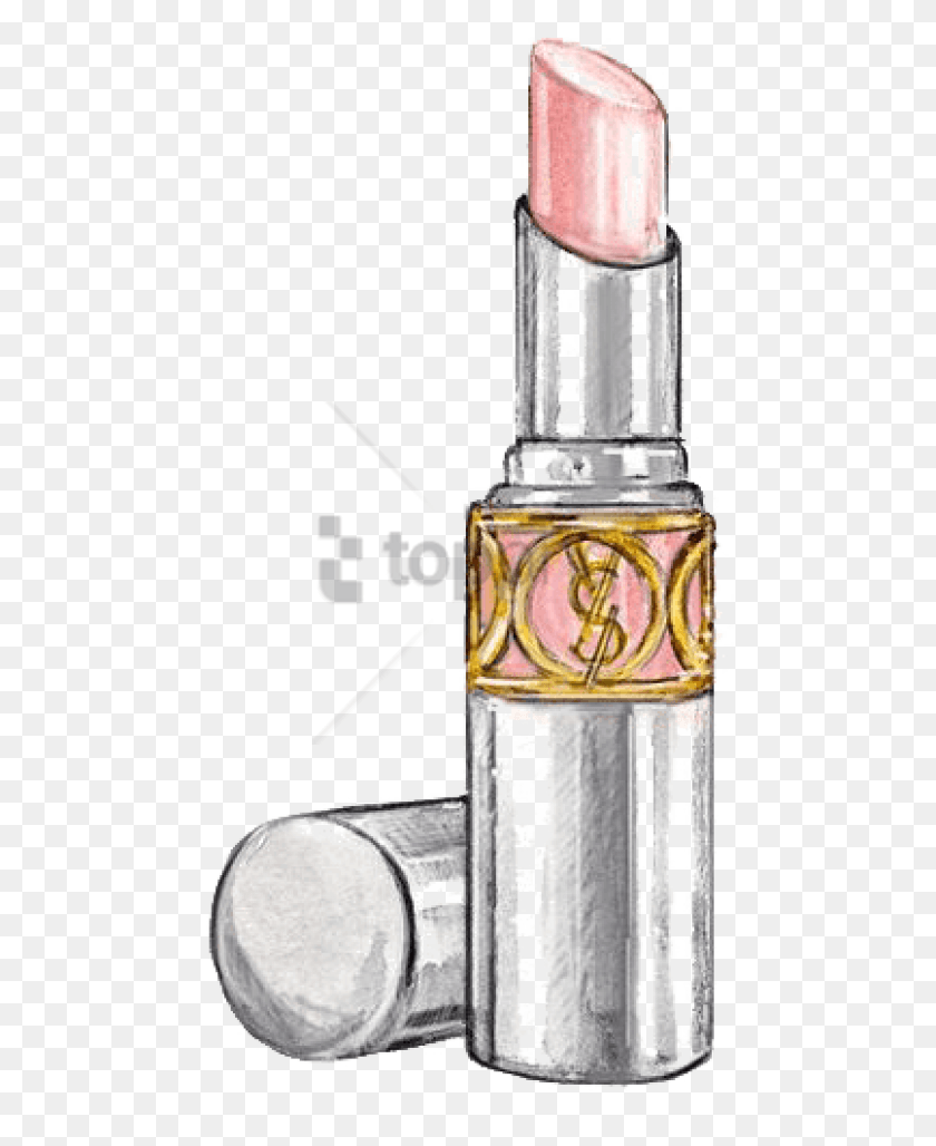 480x968 Free Yves Saint Laurent Lipstick Drawing Image Yves Saint Laurent Drawing, Cosmetics, Architecture, Building HD PNG Download