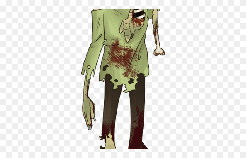 289x481 Free Zombie Clipart Illustration, Sleeve, Clothing, Apparel HD PNG Download