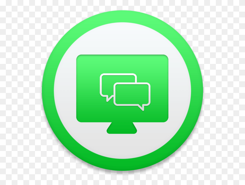 571x577 Descargar Png Freechat Para Whatsapp En La Mac App Store, Freechat, Símbolo, Símbolo De Reciclaje, Logo Hd Png