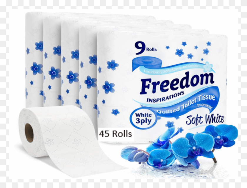 1001x744 Freedom Inspirations Quilted 3 Ply Bathroom Tissue Toilet Paper, Towel, Paper, Diaper HD PNG Download