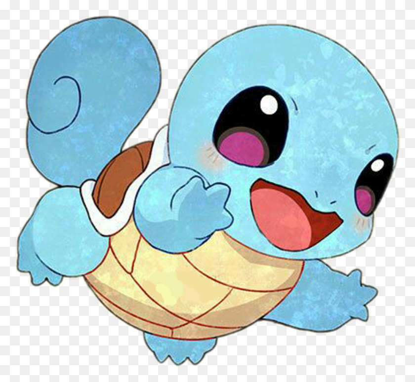1024x938 Freetoedit Cute Kawaii Pokemon Carapuce Squirtle Squirtle Kawaii, Graphics HD PNG Download