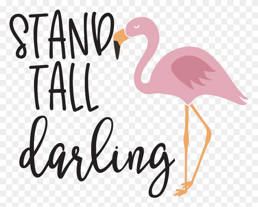 1252x986 Freetoedit Ftestickers Flamingo Quotes Amp Sayings Summer Duck, Bird, Animal, Beak HD PNG Download