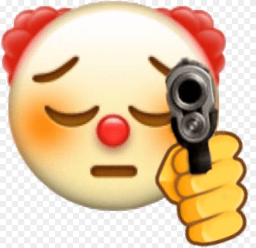 Freetoedit Honk Clown Sad Emoji Clown Face Sad Clown Emoji, Firearm ...