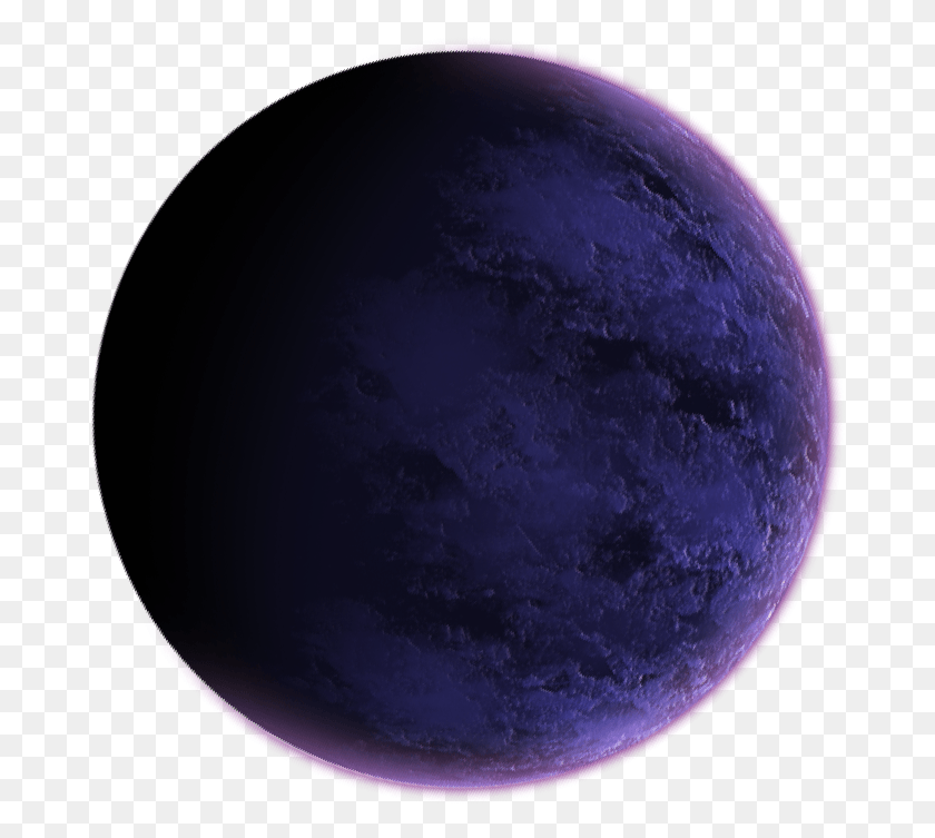 680x693 Freetoedit Indigo Planet Pinkandpurple Purpleplanet Sphere, Moon, Outer Space, Night HD PNG Download