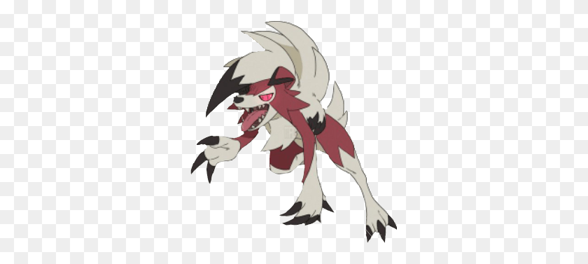 295x317 Freetoedit Lycanroc Midnight Form No Background Chibi Midnight Form Lycanroc, Dragon, Person, Human HD PNG Download