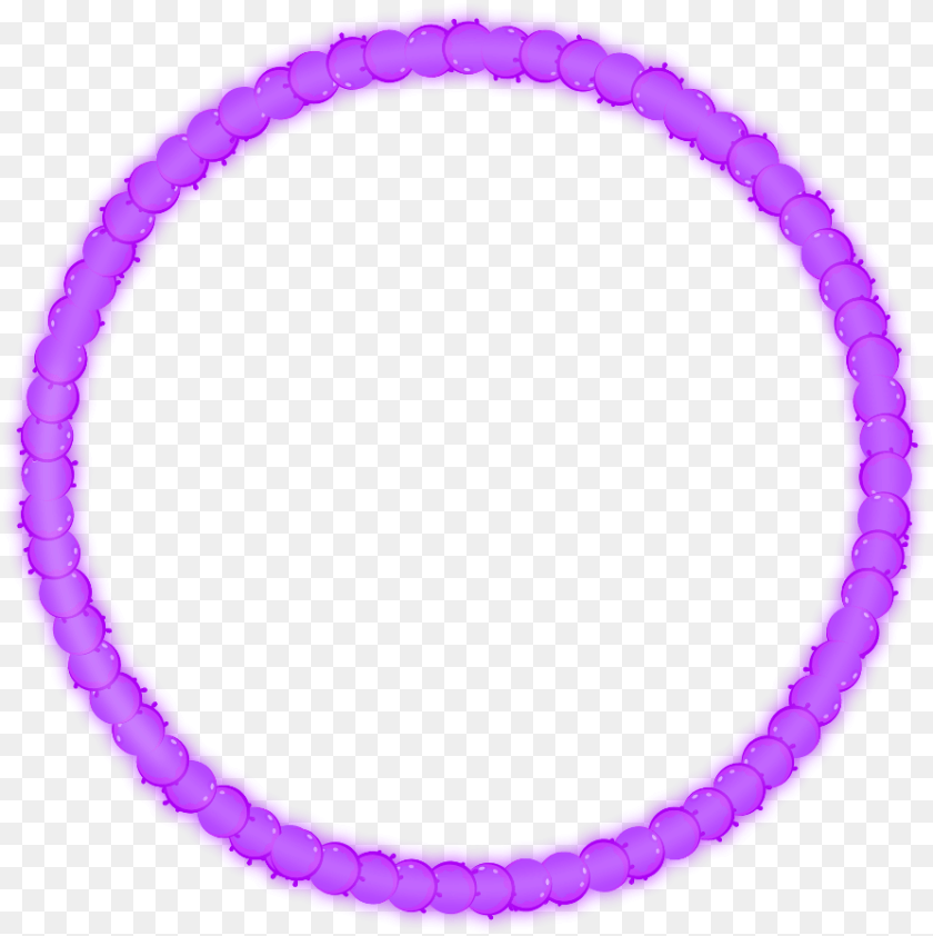 893x895 Freetoedit Neon Round Circle Purple Glow Frame Vector Graphics, Accessories, Bracelet, Jewelry, Hoop Transparent PNG