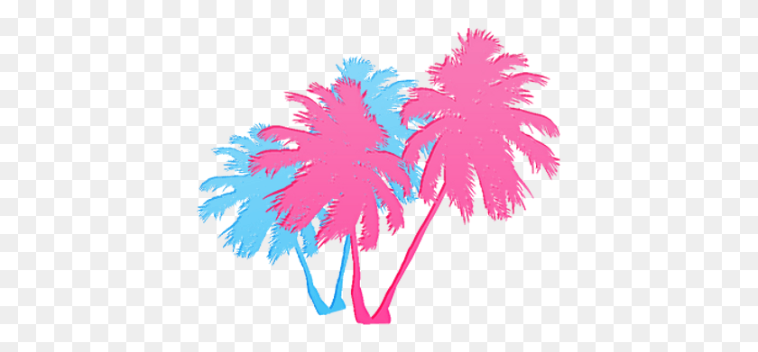 405x331 Freetoedit Palmeras Coconut Tree Vector, Purple, Outdoors, Nature HD PNG Download