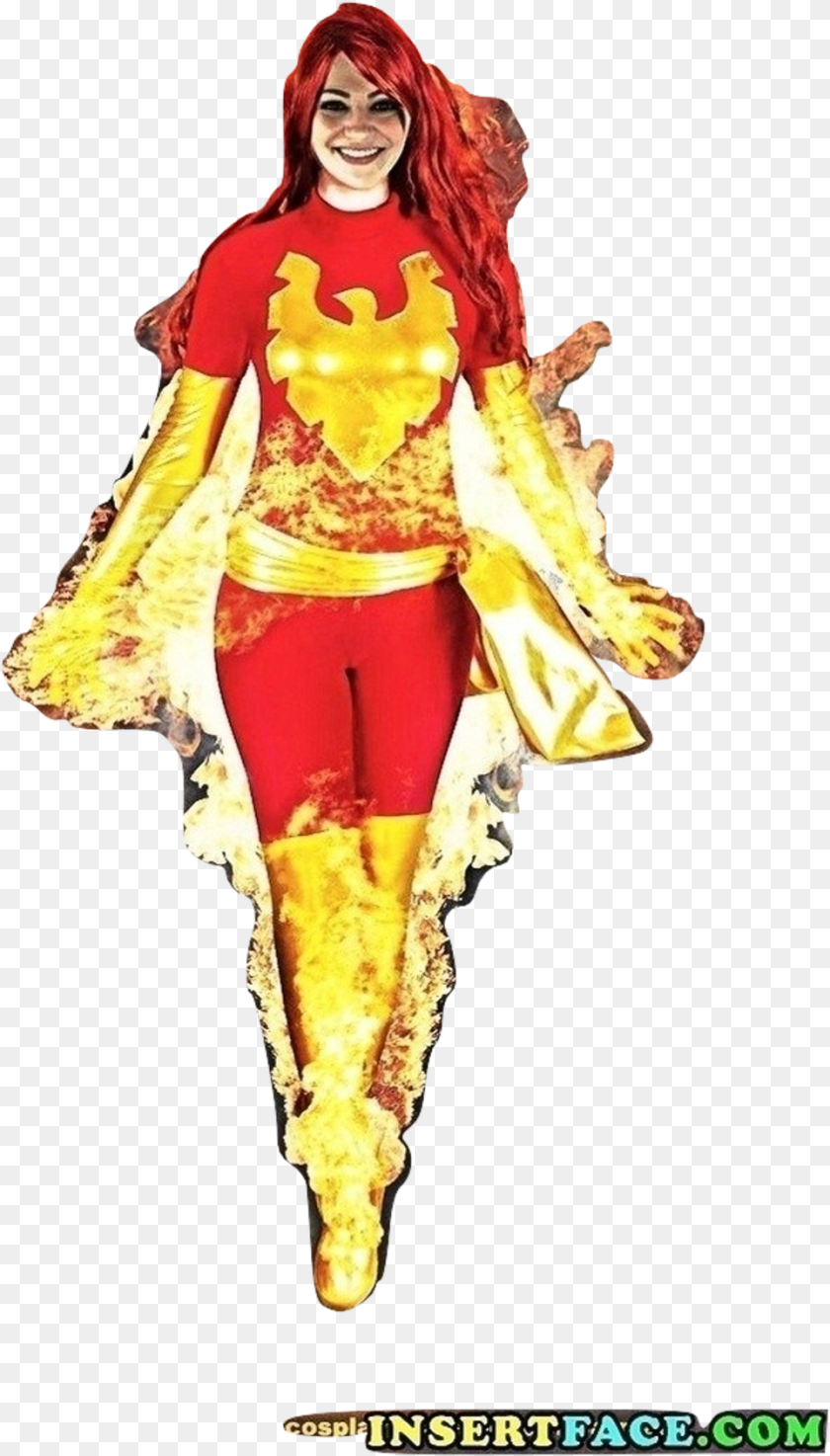963x1690 Freetoedit Pheonix Jeangrey Xmen Marvel Superheros Illustration, Clothing, Costume, Person, Adult Transparent PNG