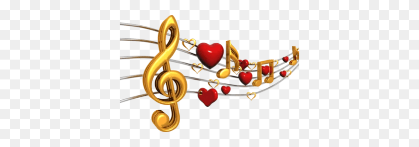 360x236 Descargar Png Freetoediteemput Love Lovelyheart Música Corazones Con Notas Musicales, Accesorios, Accesorio, Joyería Hd Png