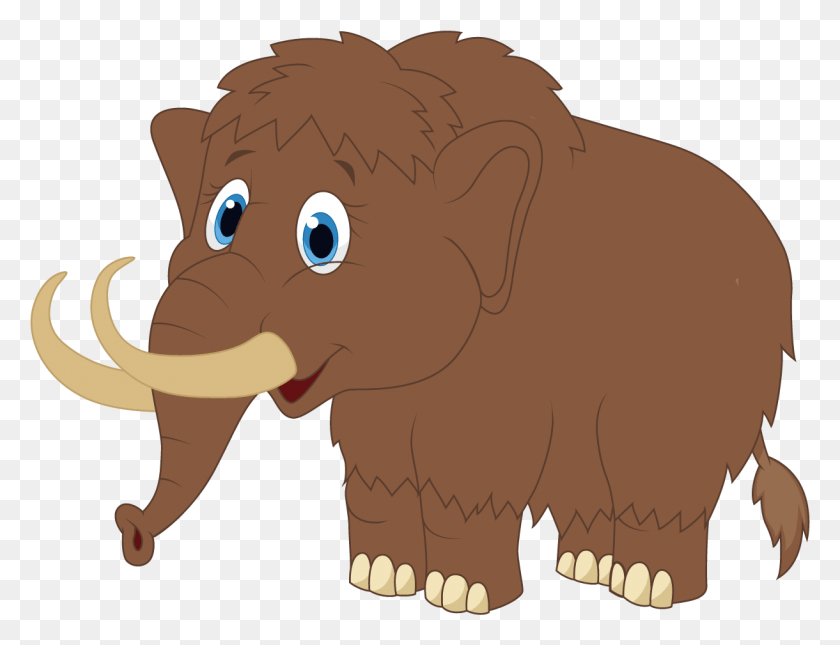 1220x915 Freeuse African Elephant Clipart Wooly Mammoth Clip Art, Mammal, Animal, Wildlife HD PNG Download