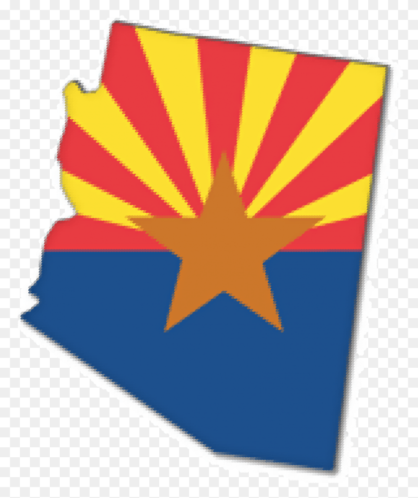 1631x1970 Freeuse Arizona Clipart Arizona State Flag, Symbol HD PNG Download