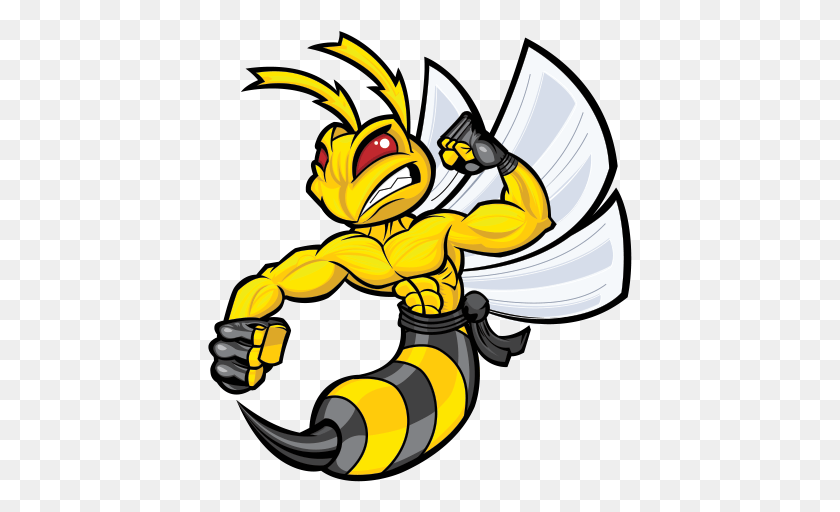 425x452 Freeuse Library Hornet Clipart Happy Hornet Logo, Hand, Wasp, Bee HD PNG Download