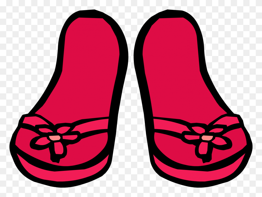1398x1027 Freeuse Magenta Sandals Club Penguin Sandals, Clothing, Apparel, Footwear HD PNG Download
