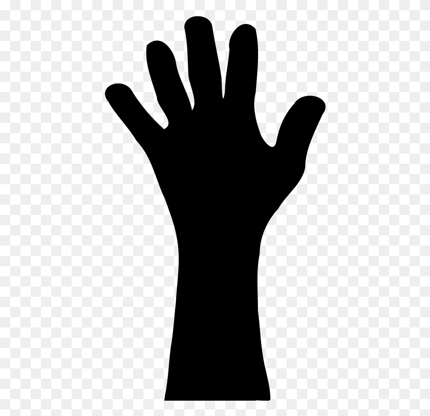 432x753 Freeuse Open Praying Hands Clipart Raised Hand Graphic, Gray, World Of Warcraft HD PNG Download