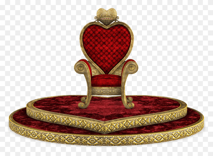 1025x731 Freeuse Queen On Throne Clipart Queen Of Hearts Throne, Muebles, Silla Hd Png