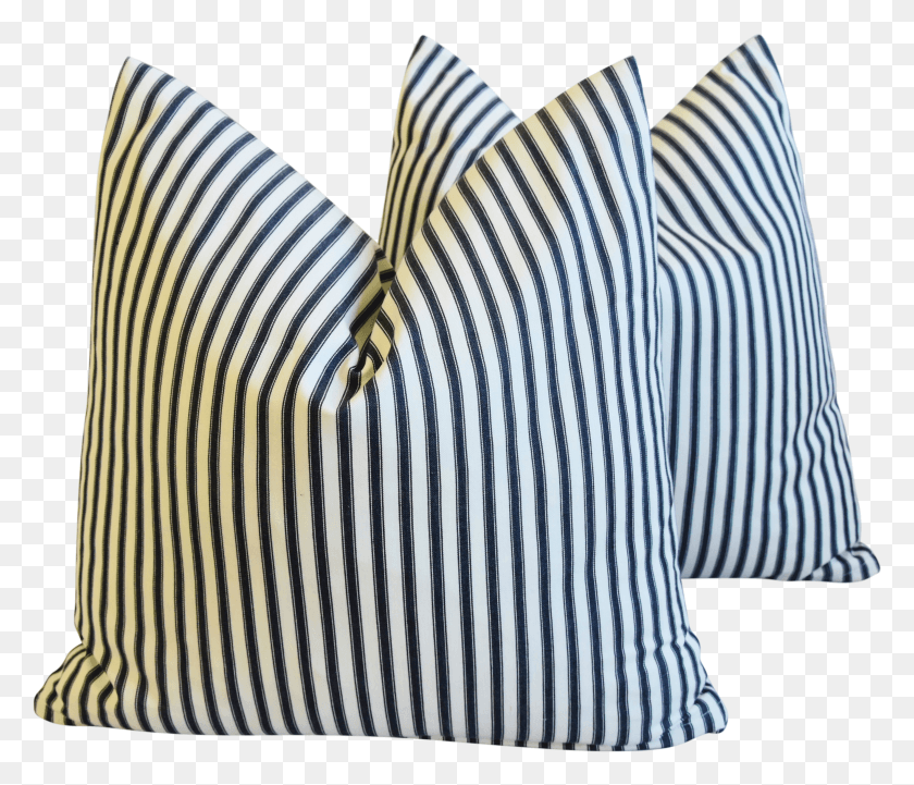 3421x2901 French Black Amp White Striped Ticking Featherdown Pillows HD PNG Download