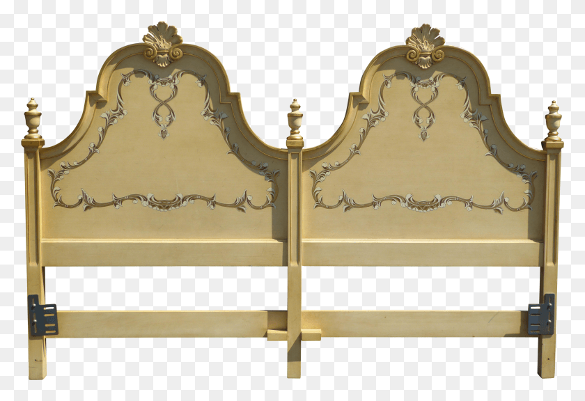 4448x2946 French Clip Headboard Bed Frame HD PNG Download