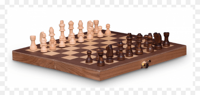 2001x868 French Cut Chess Set 30cm Wooden Chess, Game HD PNG Download