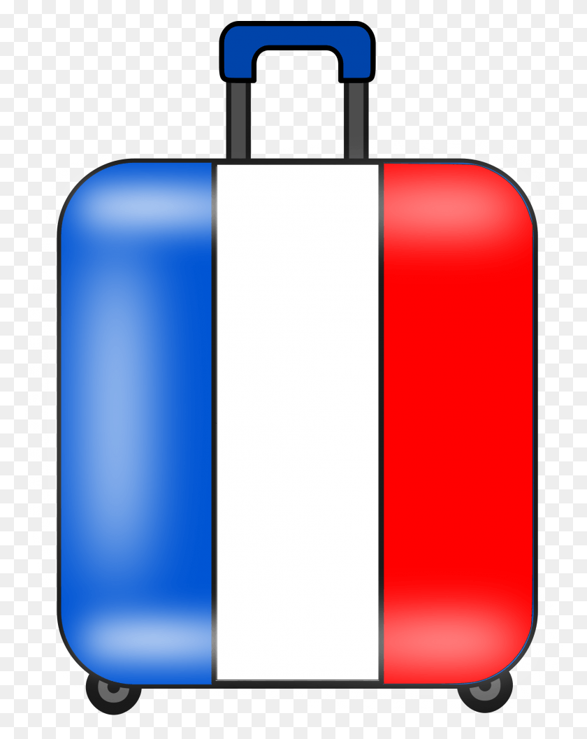 1855x2373 Французский Рисунок Флаг Франции Чемодан Клипарт, Мобильный Телефон, Телефон, Электроника Hd Png Скачать