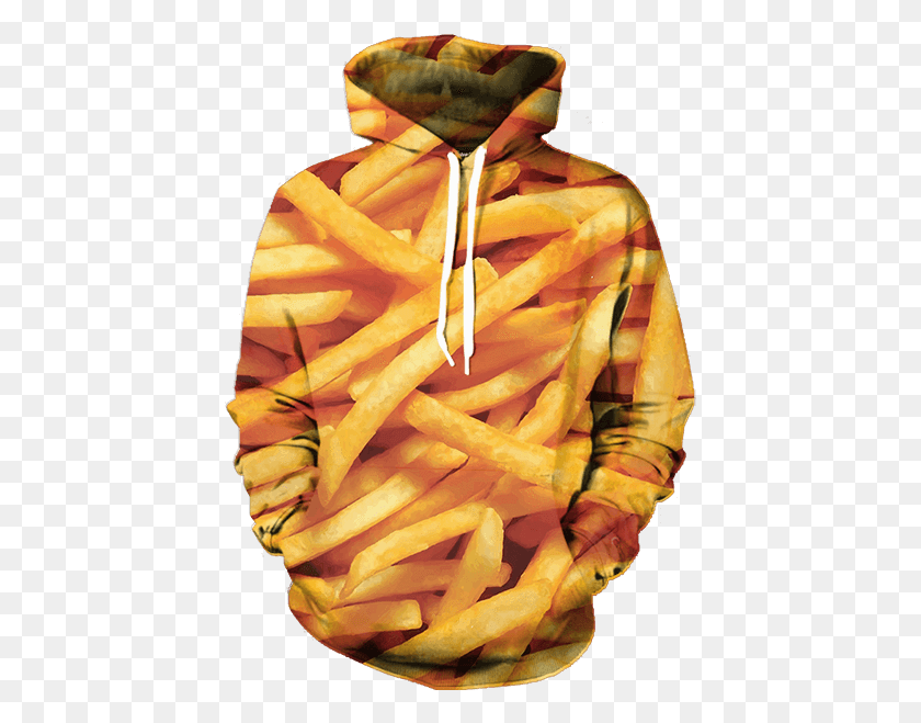 431x599 French Fries Hoodie French Fries, Fries, Food, Plant HD PNG Download