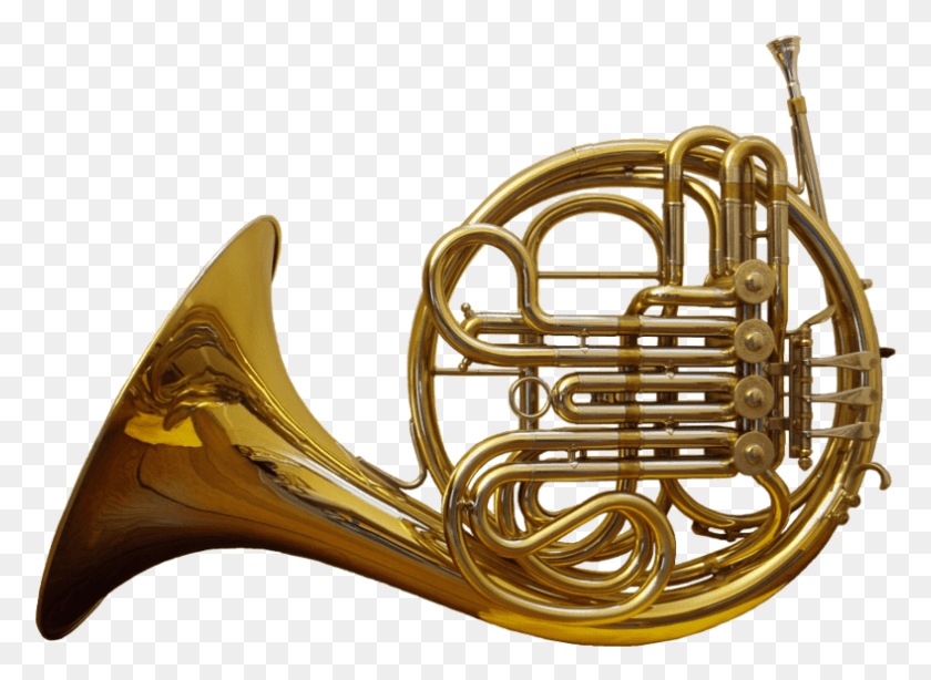 788x560 French Horn, Brass Section, Musical Instrument, French Horn HD PNG Download