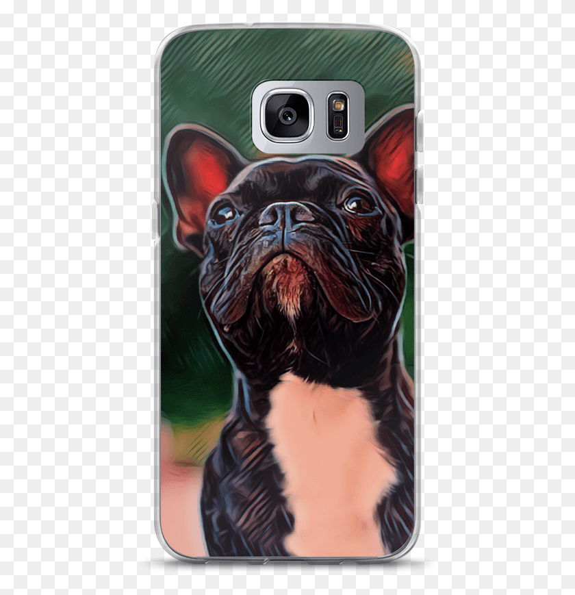 438x809 Frenchie Phone Case Mobile Phone, Mammal, Animal, Canine Descargar Hd Png
