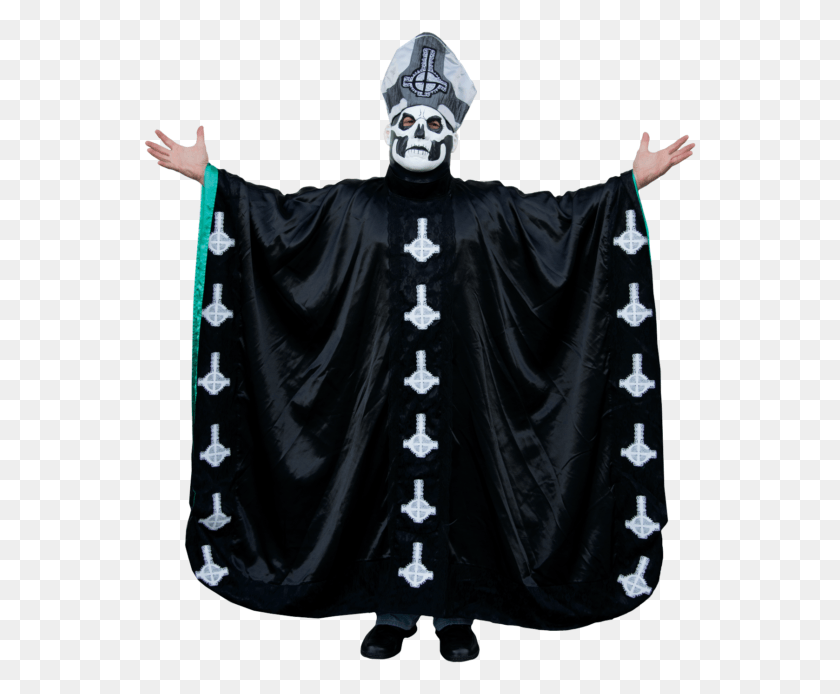 554x634 Frequently Bought Together Ghost Papa Emeritus Costume, Performer, Person, Human HD PNG Download