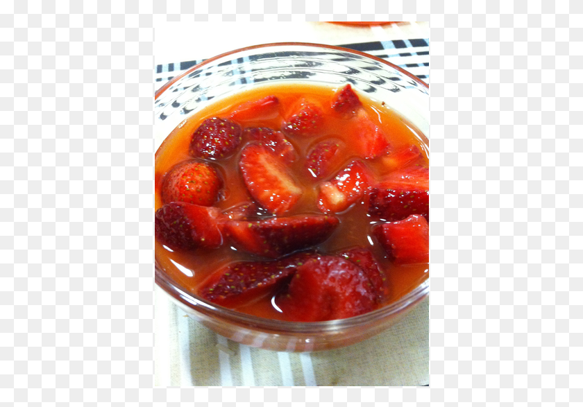 396x527 Fresas Con Zumo De Naranja Y Azcar Strawberry, Plant, Food, Fruit HD PNG Download