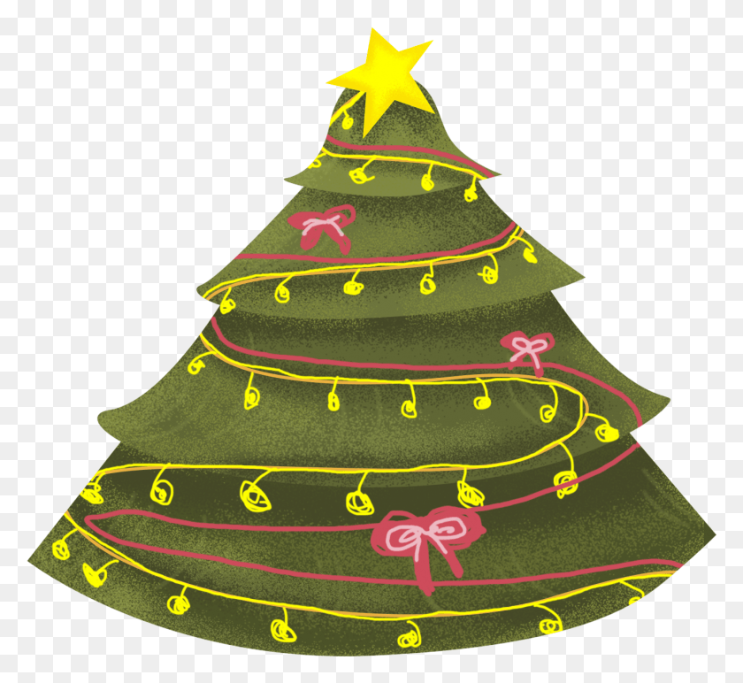1378x1259 Fresco Verde Planta Simple Y Psd Christmas Tree, Tree, Plant, Ornament HD PNG Download