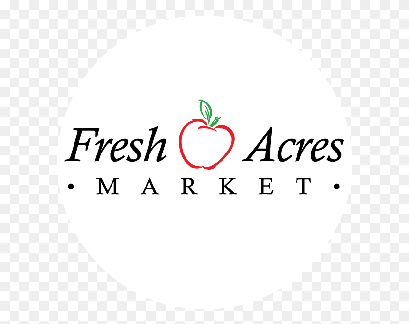 607x607 Fresh Acres Market Logo Aquasoft, Label, Text, Plant HD PNG Download