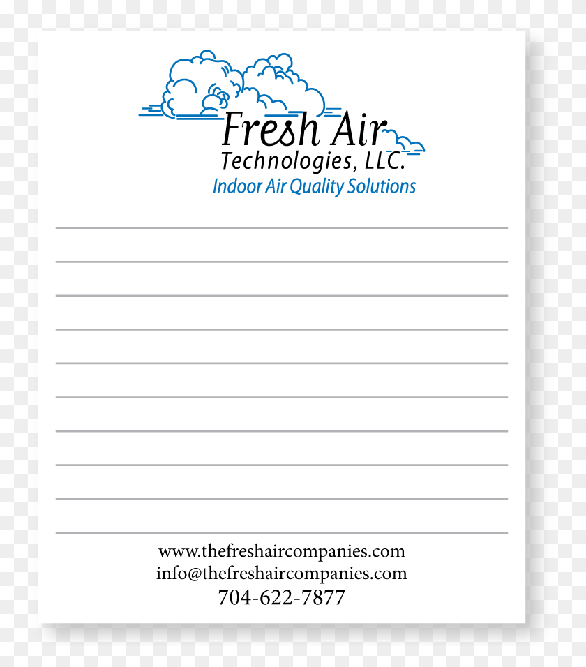 759x896 Fresh Air Notepad Sgs, Text, Document HD PNG Download