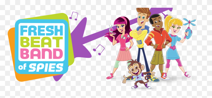 1400x589 Fresh Beat Band Of Spies Fresh Big Band Of Spies, Person, Human, People HD PNG Download