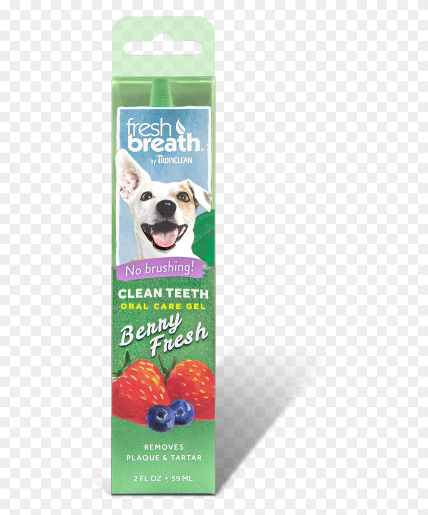 510x952 Fresh Breath By Tropiclean Berry Flavored Oral Care Tropiclean Clean Teeth Oral Care Gel Peanut Butter, Dog, Pet, Canine HD PNG Download