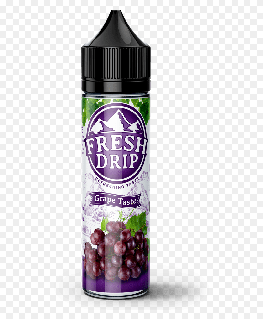 497x958 Fresh Drip Grape Electronic Cigarette, Plant, Tin, Fruit HD PNG Download