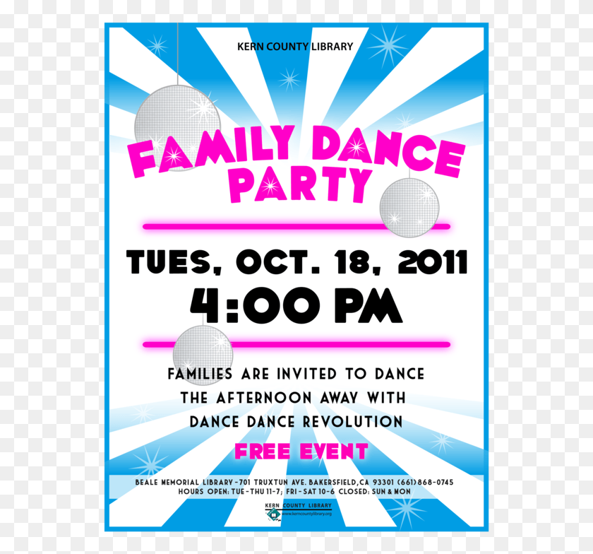547x724 Fresh Flyer Designs Part Design Graphic Family Dance Party Flyer, Advertisement, Poster, Paper HD PNG Download