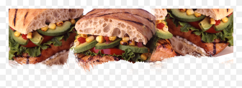 1900x600 Fresh Made Hand Pressed Panini Sandwiches At Fresh Bun, Burger, Food, Bread HD PNG Download