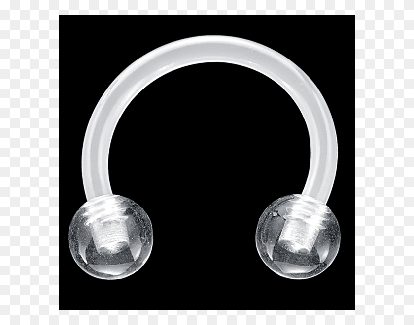 601x601 Freshtrends Clear Bioplast Flexible Acrylic Circular Body Jewelry, Sink Faucet, Electronics, Headphones HD PNG Download
