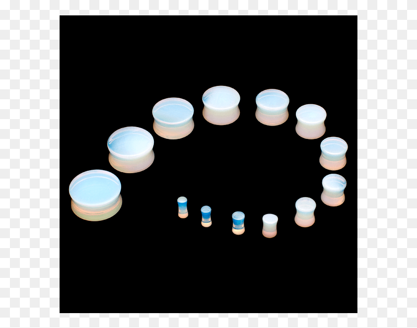 601x601 Freshtrends Natural Organic Double Flare Opalite Stone Circle, Contact Lens, Sphere, Medication HD PNG Download