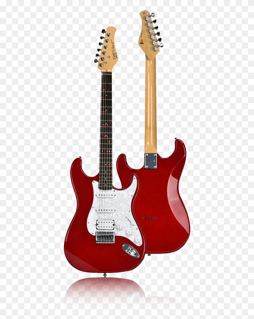 421x992 Fretlight Guitar Transparent Background Cruzer By Crafter Red Guitar, Electric Guitar, Leisure Activities, Musical Instrument HD PNG Download