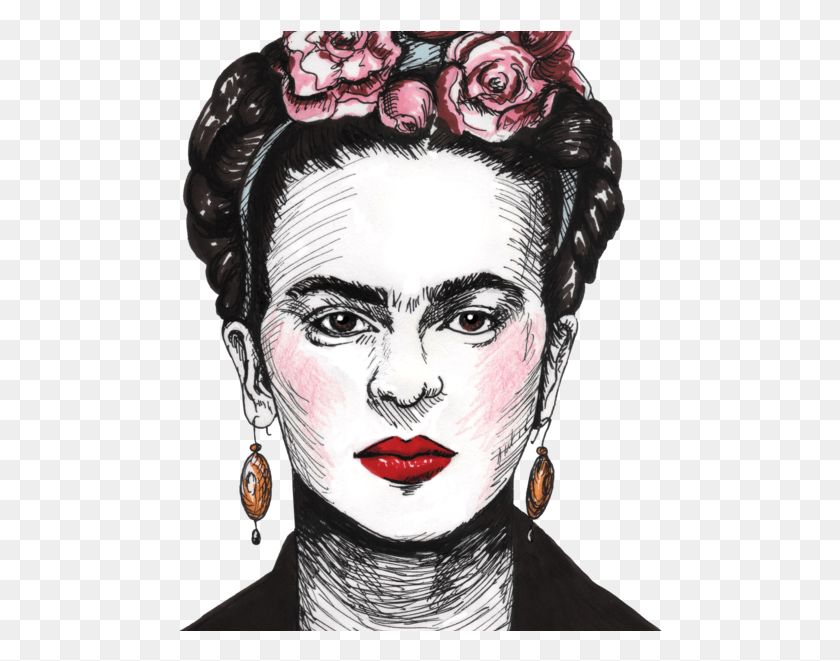 485x601 Frida Kahlo Frida Kahlo Para Camisetas Png / Frida Kahlo Hd Png
